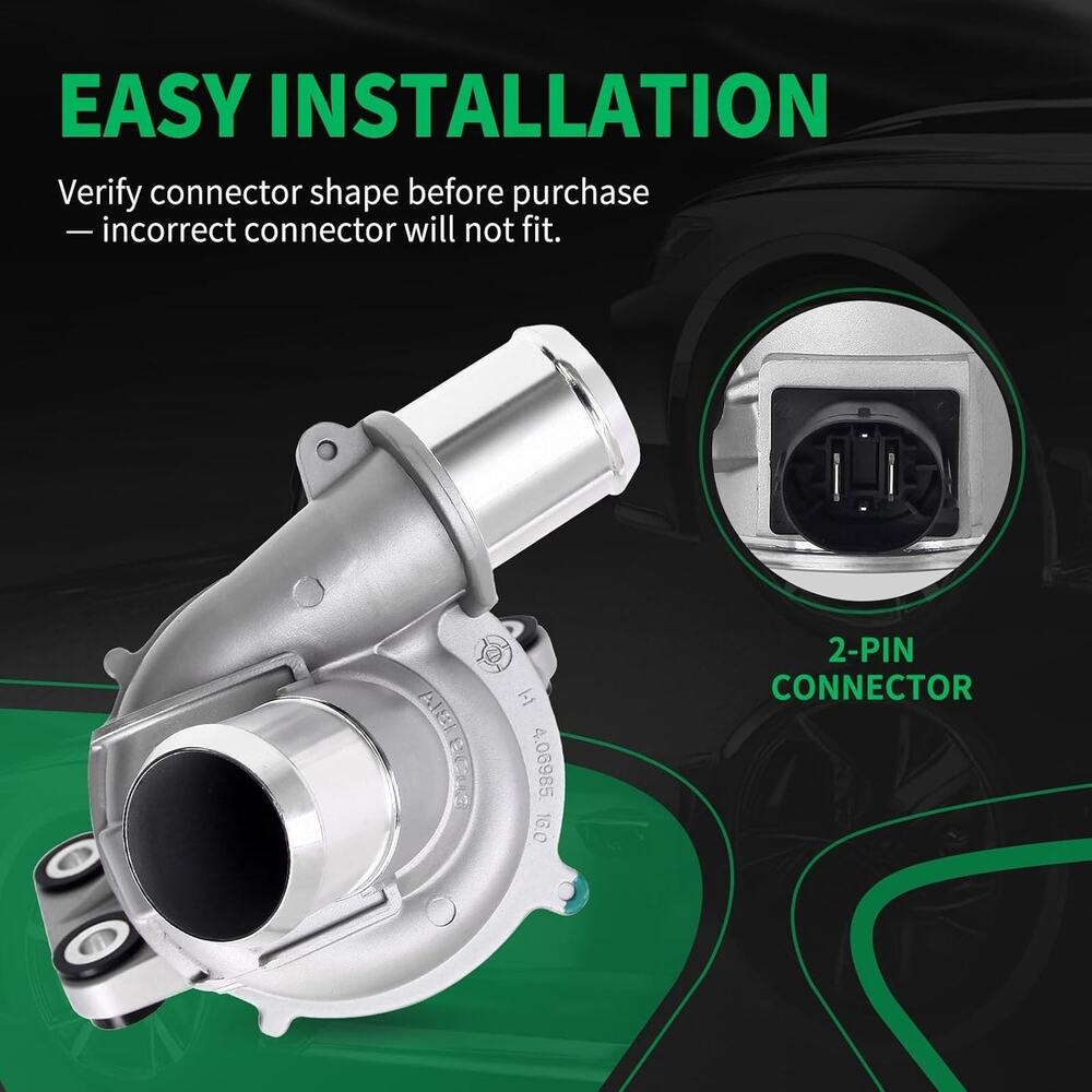 Electric Water Pump for Ford Fusion L4 2.0L 2014-2020 for Ford C‑Max 2013–2018, - Picture 3 of 5